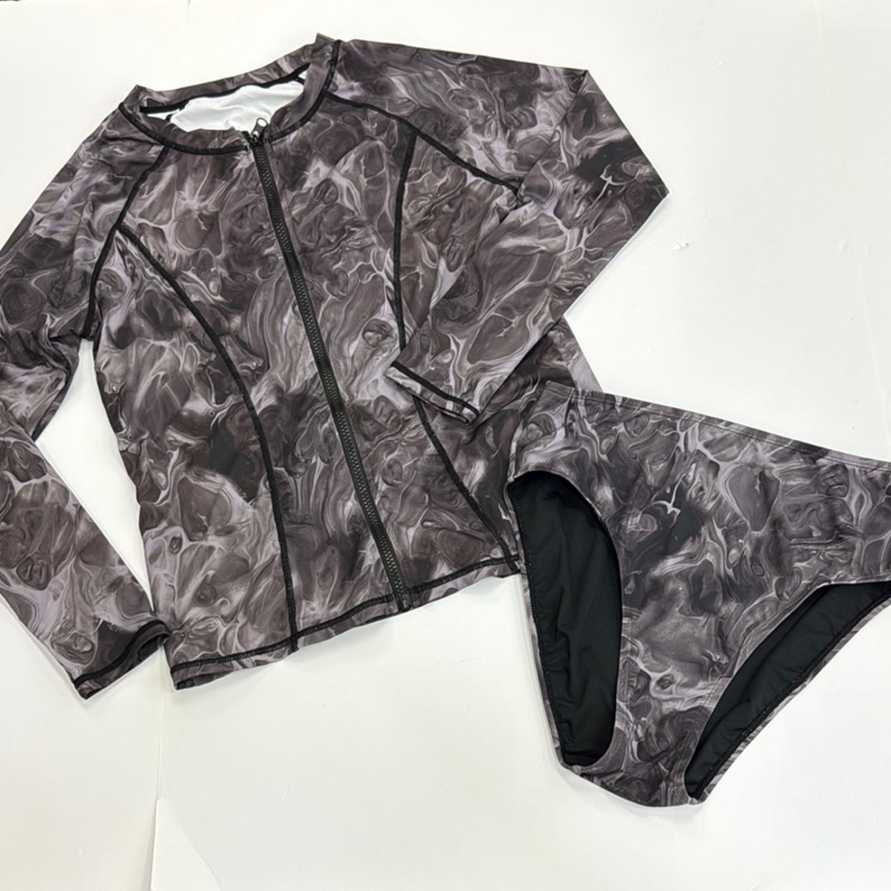 Spyder Marble Pattern Bikini Set - image 1